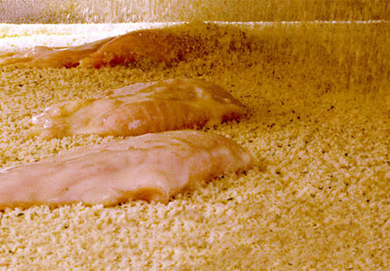 Poultry breading application