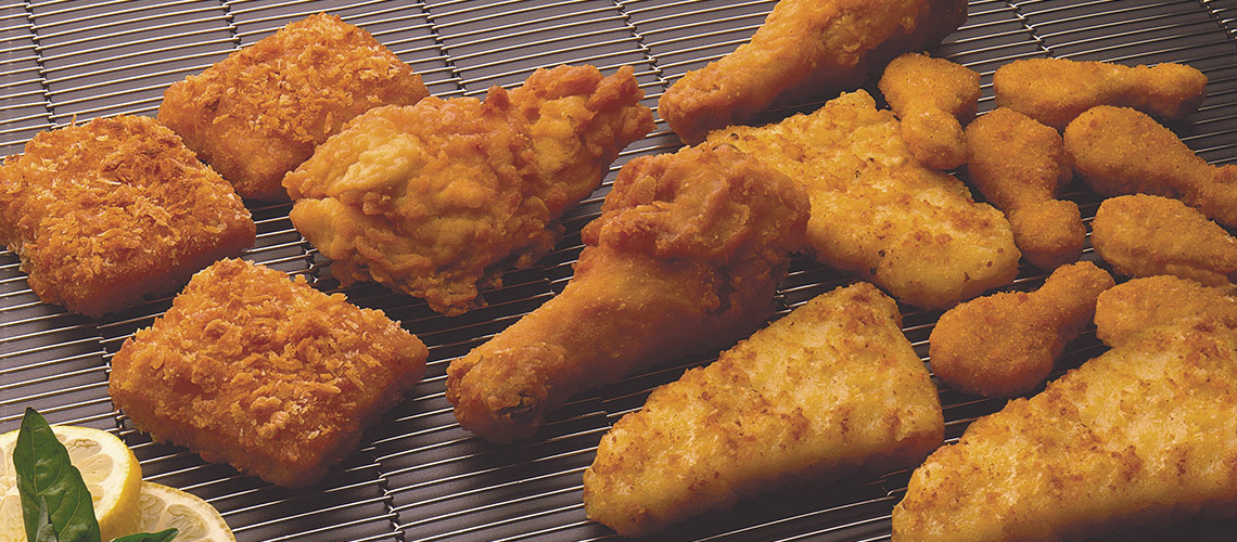 Types of Ingredients Used to Coat Prepared Food Products Heat and Control