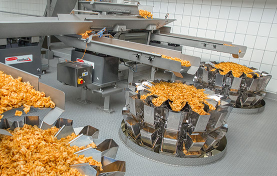 Integrated solutions for pellet snacks