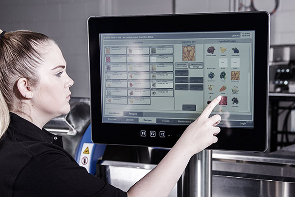 Sistemas de control para plantas de fabricación de alimentos