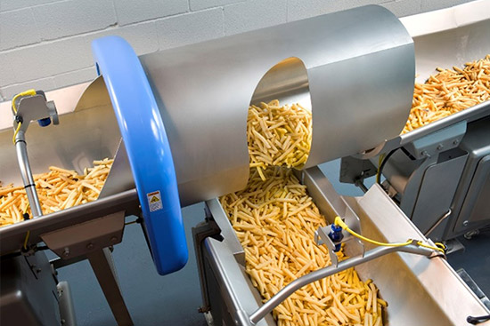 French fry conveying systems