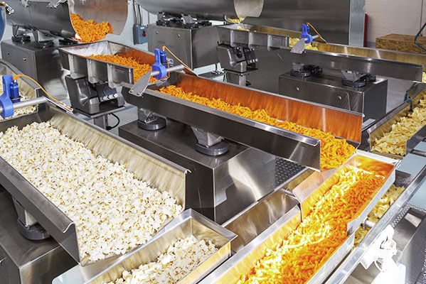 Snack food on a Fastback Blending System