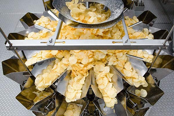 Equipamiento para pesar snacks