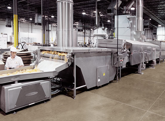 Corn products processing line