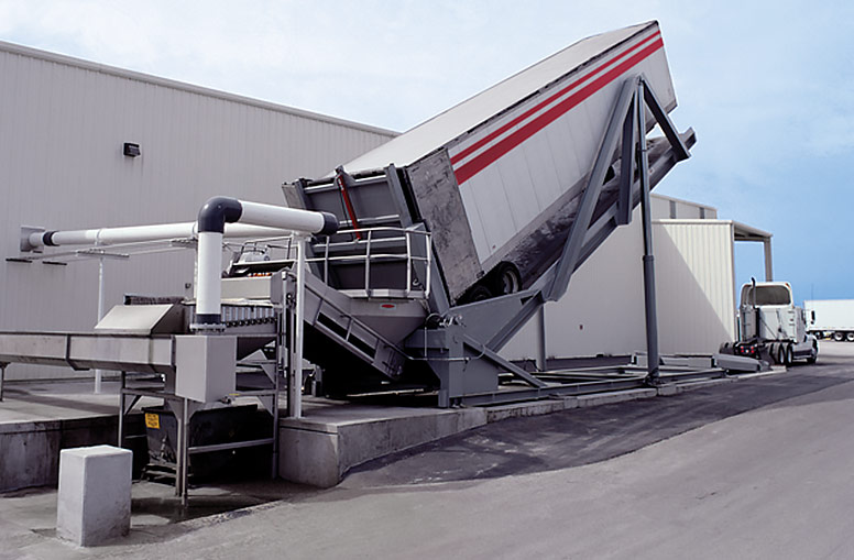 Heat and Control truck unloading equipment