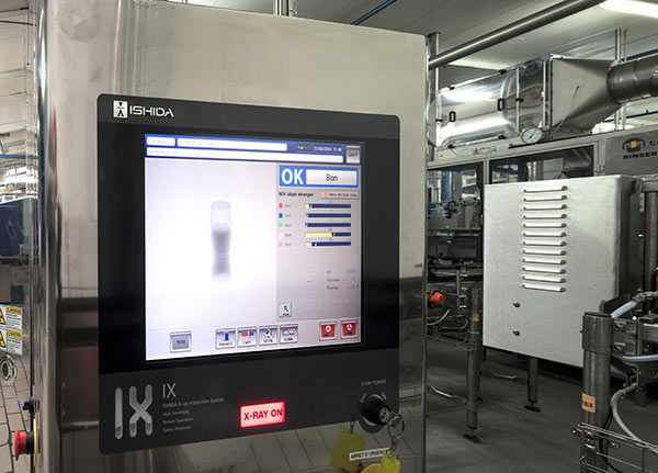 Ishida X-ray Machine Touchscreen