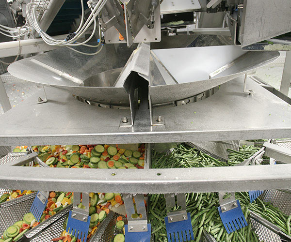 Vegetable Blending Weigher by Ishida