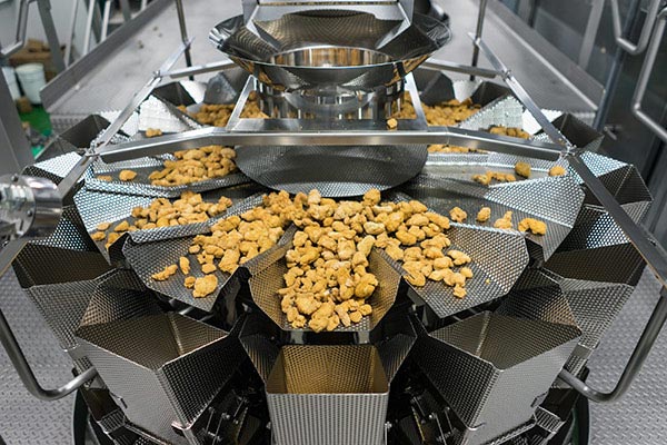Ishida Multihead Weighers for Chicken Nuggets