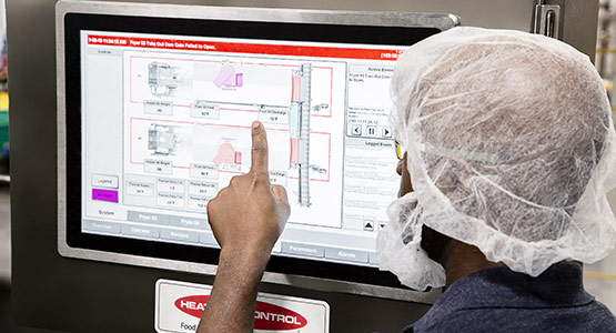 Sistemas de control PLC para líneas de procesamiento y empacado de alimentos
