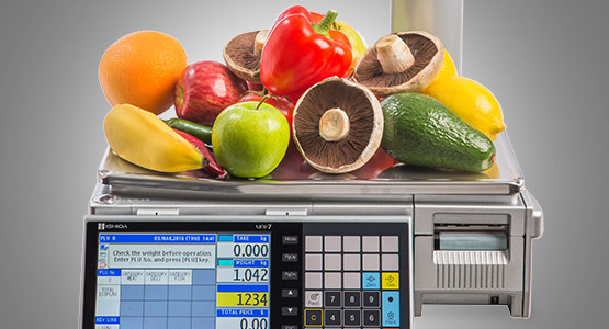 Uni 7 weigh labelling scales