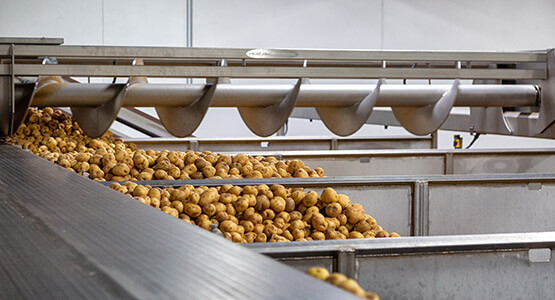 Gentle-Flo Bin Storage System for Potatoes and Produce