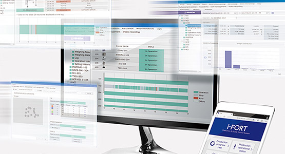 Sistemas de manejo de datos y monitoreo de producción Ishida i-Fort