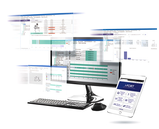 Sistemas de manejo de datos y monitoreo de producción Ishida i-Fort