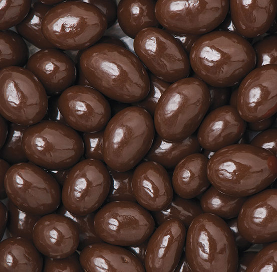 Chocolate covered nuts candy