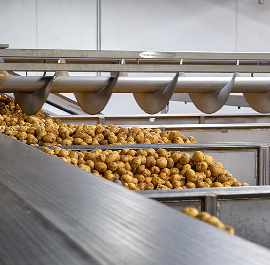 Gentle-Flo Bin Storage System for Potatoes and Produce