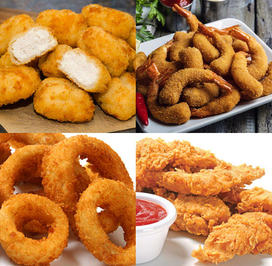 Food Air Fried by Industrial Processing Machinery