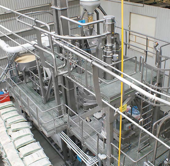 Corn processing plant with Heat and Control's Masa Maker