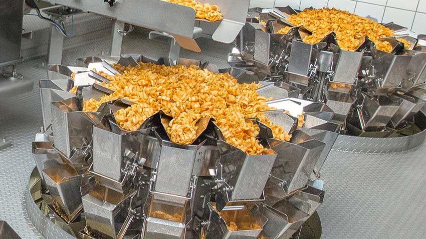 Ishida Multihead Weighers with Pellet Snacks