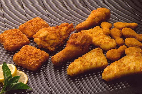 Increasing effective yield of breaded products