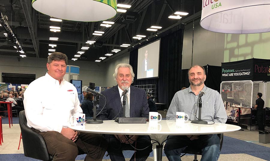 Discussing potato chip solutions at Potato Expo 2019