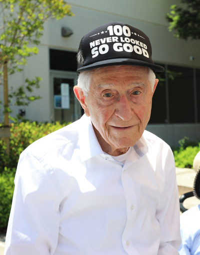 Andy Caridis Celebrating 100th Birthday