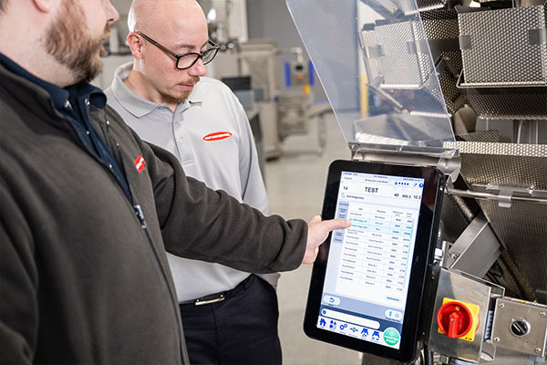 HMI Touchscreen for Multihead Weigher