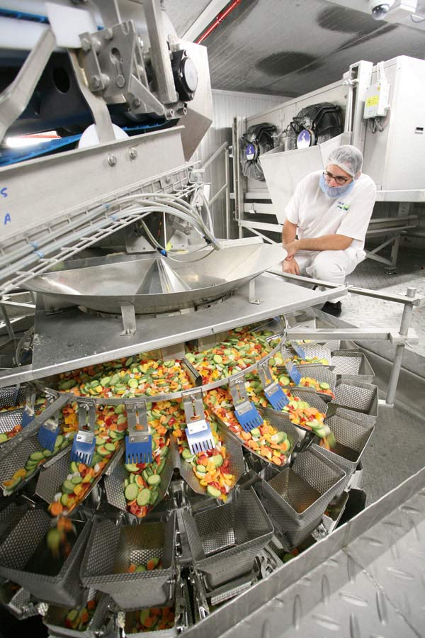 Ishida Weigher for Fresh Produce Blends