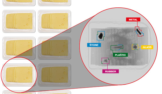 X-ray solutions for cheese