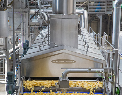 Eliminador de niebla de aceite en la freidora de patatas fritas