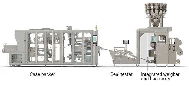 Integrated snack packaging system