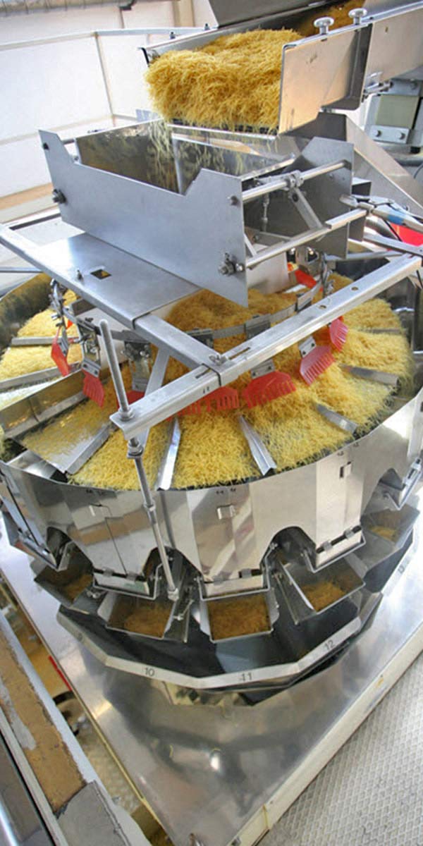 Ishida pasta weighing