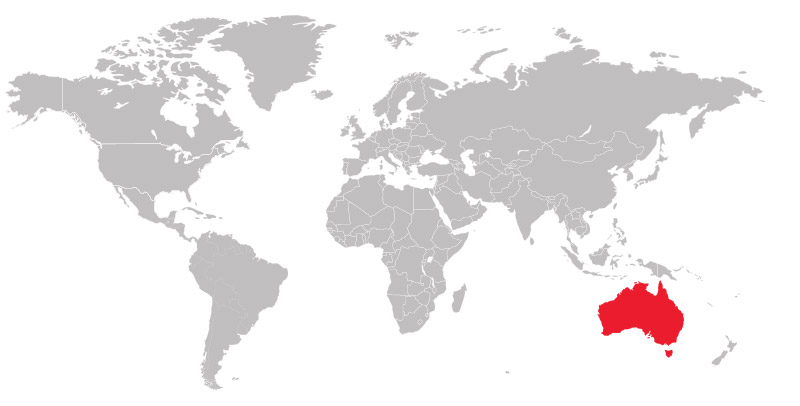 Mapa de Australia