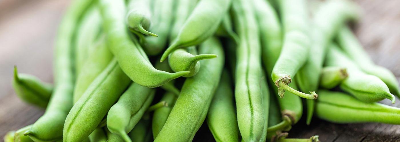 Green bean weighing and packaging