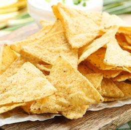 Tortilla Chips made with masa flour