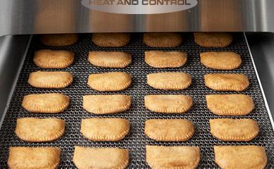 Industrial frying of bakery foods