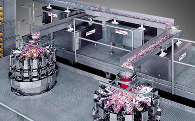 Support structures and platform for candy processing and packaging