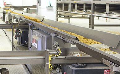 Conveying cereal with FastBack horizontal motion conveyors