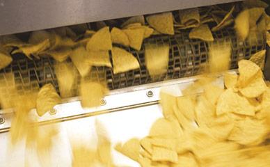 Corn and tortilla chip fryer systems