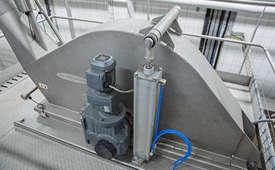 Electroporation equipment for potatoes