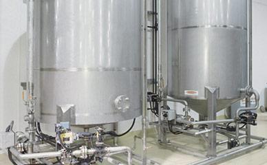 Store fryer oil for fruit snack processing lines
