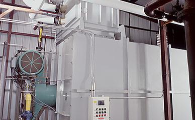Energy saving equipment for snack processing lines