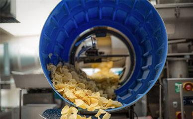 Seasoning equipment for potato chip production lines