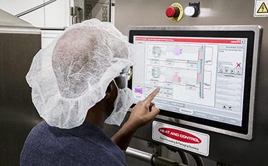 Intuitive controls for corn tortilla chip processing and packaging lines