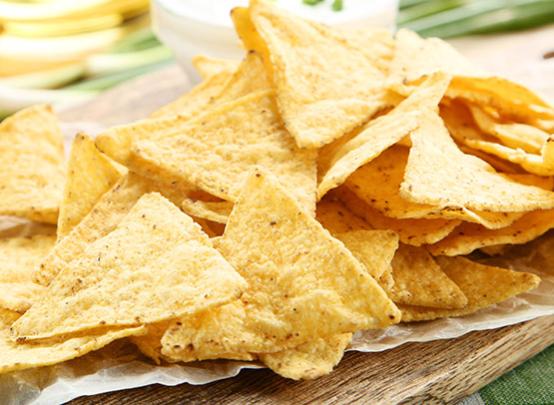 Tortilla Chips made with masa flour