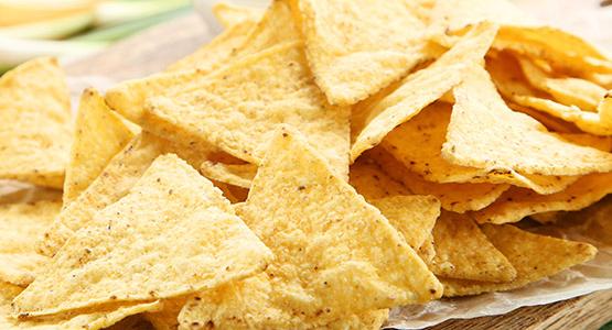 Tortilla Chips made with masa flour