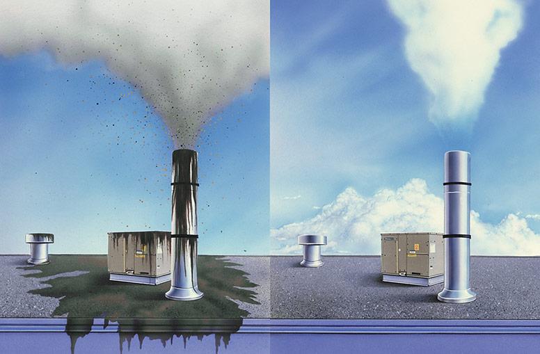 Pollution control with KleenHeat Heat Exchanger