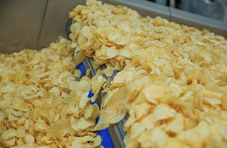 Production of high quality potato chips