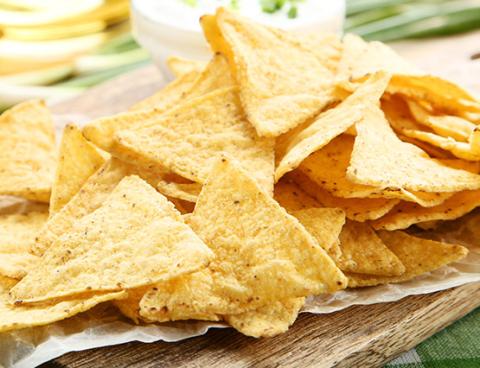 Tortilla Chips made with masa flour