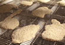 Industrial Breading Application of Poultry Products